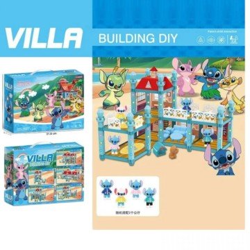 Фото1.Будиночок герой, підсвічування, 3 режими, 2 фігурки, песик, в коробці