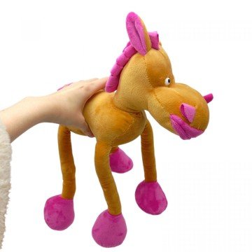 Фото1.М'яка іграшка Кінь Мирон 40см.