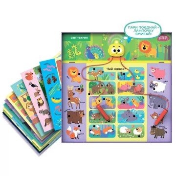 Фото1.Електронна логічна гра KIDDI SMART - ВІКТОРИНА СВІТ ТВАРИН