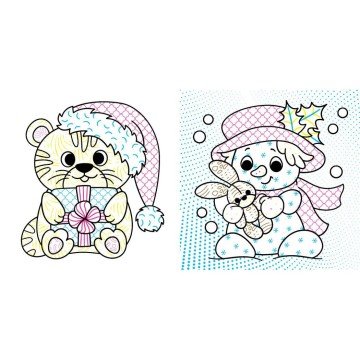 Фото1.Світ довкола мене : Водяні розмальовки. Зима