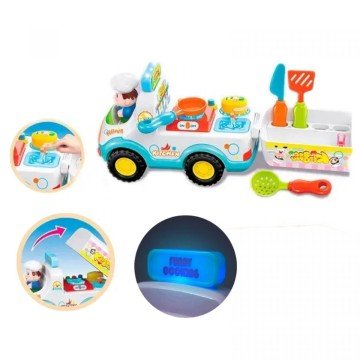 Фото1.Муз. машинка-кухня,батар., короб.40*14.5*18 см