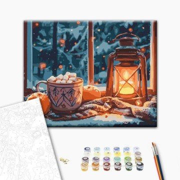 Фото1.Картина по номерам 