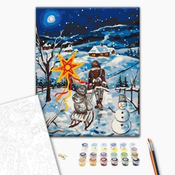 Фото1.Картина по номерам 