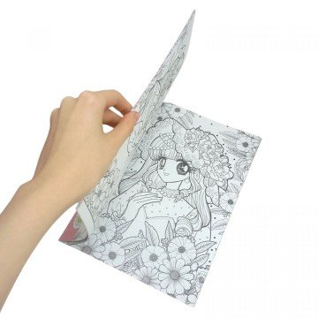 Фото1.Розмальовка аніме 210х297мм., 8 аркушів, Скоба.