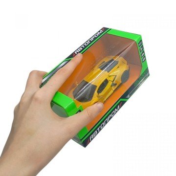 Фото1.МАШИНА АВТОПРОМ Lamborghini Revuelto (ЖОВТА)