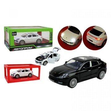 Фото1.Машина мет. 1:24 Porsche cayenne, батар,світло,звук,відкр.двер