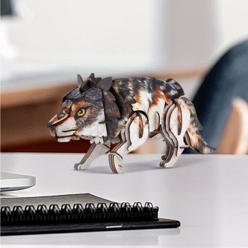 Фото1.Тривимірна головоломка-конструктор серії Дикі тварини 