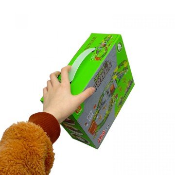 Фото1.Трек динозавр з машинками(2шт.)батар.світ.кор.25,2*9,5*19,5 см.