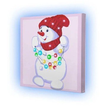 Фото1.Картина по номерах зі світлодіодною підсвіткою 