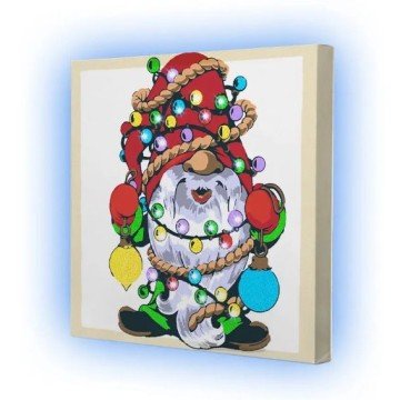 Фото1.Картина по номерах зі світлодіодною підсвіткою 