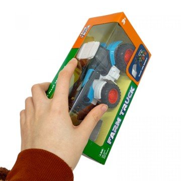 Фото1.Трактор з ковшом (ЗЕЛЕНИЙ) 20*2х10*3х7*3см.