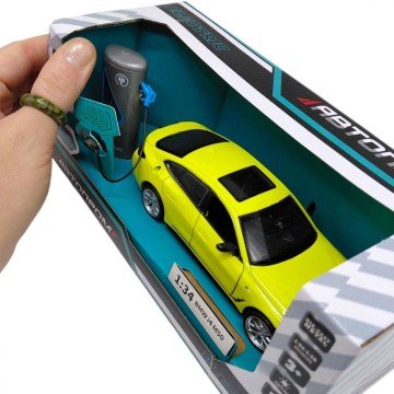 Фото1.МАШИНА АВТОПРОМ (МЕТАЛЕВА) 1:34 BMW I4 M50 (САЛАТОВА) Автопром (286393)