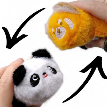 Фото1.Мʼяка іграшка-брелок перекрут 