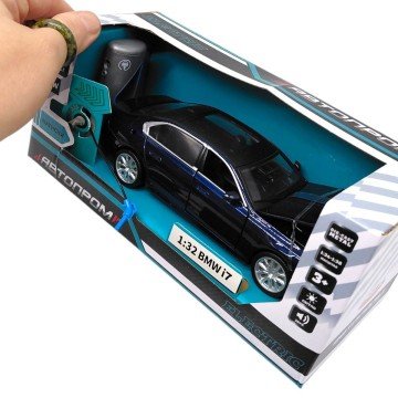Фото1.МАШИНА АВТОПРОМ (МЕТАЛЕВА) 1:32 BMW I7 (СИНЯ) Автопром (286469)