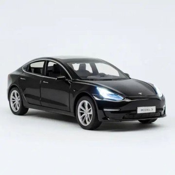 Фото1.МАШИНА 1:24 Tesla model 3 (БІЛА) Автопром (286485)