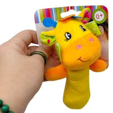 Фото1.М`яка іграшка-брязкальце 