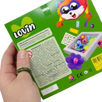 Фото1.Набір для ліплення об’ємної картини з повітряного пластиліну 