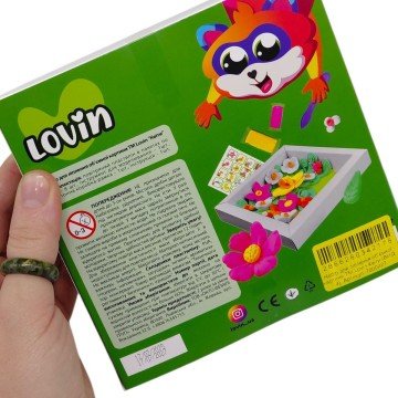 Фото1.Набір для ліплення об’ємної картини з повітряного пластиліну 