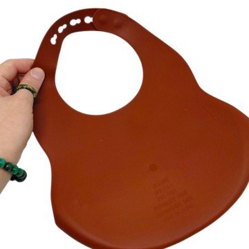 Фото1.Слинявчик силіконовий (СІРИЙ)