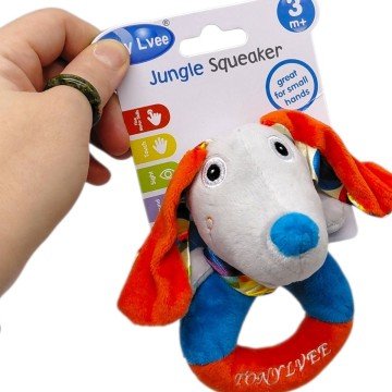 Фото1.М`яка іграшка-брязкальце 