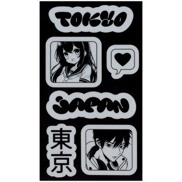 Фото1.Набір стікерів світловідбиваючих для текстилю, Kite