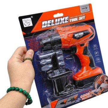 Фото1.Шуруповерт з набором, на блістері р.28x22x5,5 см