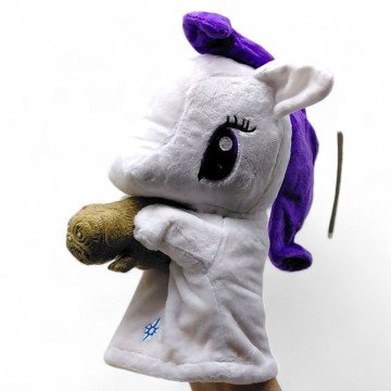 Фото1.М'яка іграшка-рукавичка 