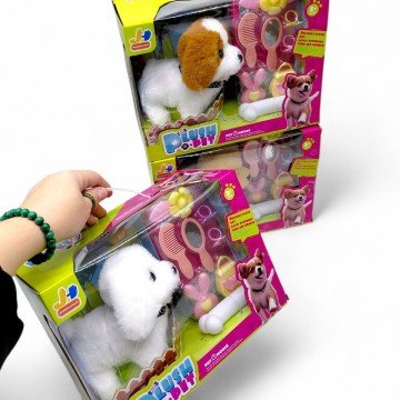 Фото1.МʼЯКА ІНТЕРАКТИВНА ІГРАШКА СОБАЧКА (БЕЖЕВА)