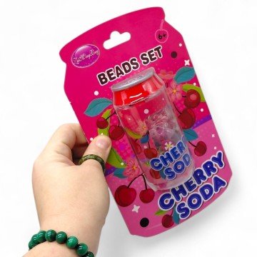 Фото1.Набір для створення прикрас Фруктова содова (ВИШНЯ)