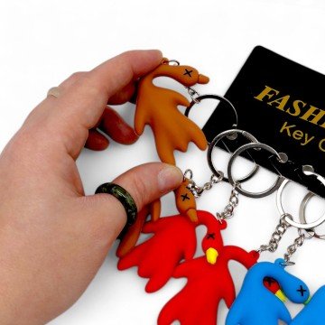 Фото1.Брелоки дитячі гумові Качки 11,5 см