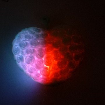 Фото2.СЕРЦЕ, ЩО СВІТИТЬСЯ (МʼЯТНЕ) 10 см.