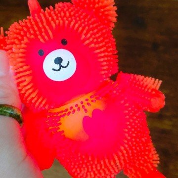 Фото2.СИЛІКОНОВА СВІТЯШКА ВЕДМЕДИК 12 СМ. (ЗЕЛЕНИЙ)