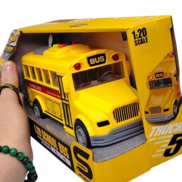 Фото1.Автобус (інерційний озвучений) зі світлом, в коробці 24,5x13x10,5 см)