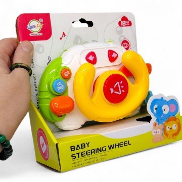 Фото1.Кермо музичне, на батарейках (в коробці р.17,5x8,5x18 см)