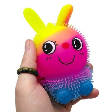 Фото1.Їжак, що світиться з вушками 10 см. (мікс видів)