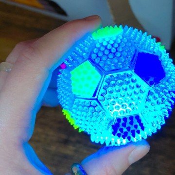 Фото1.Мʼяч стрибунець зі світлом 