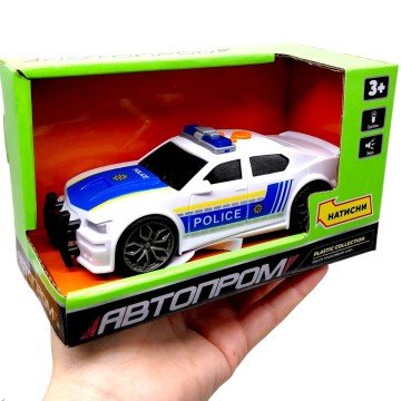 Фото1.Машина АВТОПРОМ (світло, звук) коробка 18*10,5*8,5 см