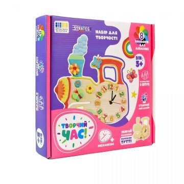 Фото1.Набір для творчості Творчий час ПАРОВОЗИК ТУТТІ