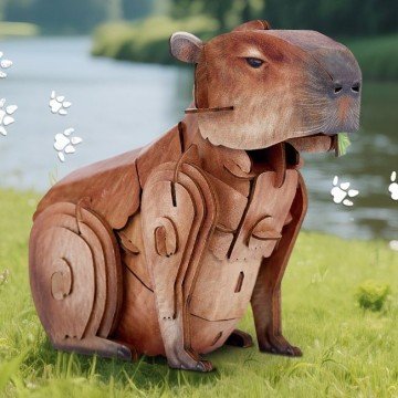 Фото1.Тривимірна головоломка-конструктор із серії Дикі тварини 