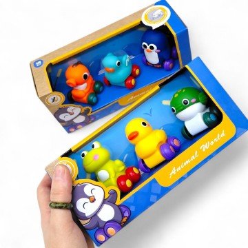 Фото1.НАБІР ТВАРИНОК НА КОЛЕСИКАХ (ВИД 1)