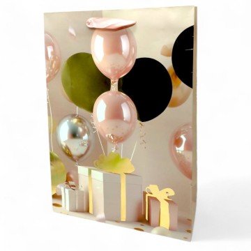 Фото1.Пакет паперовий (48х12х33 см) мікс видів