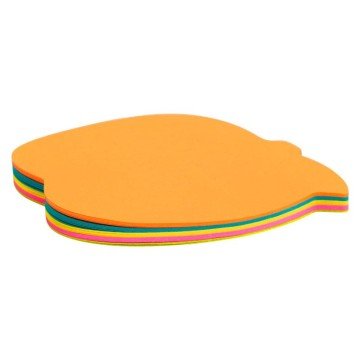 Фото1.Блок паперу з клейким шаром, яблуко,70х70мм,50арк