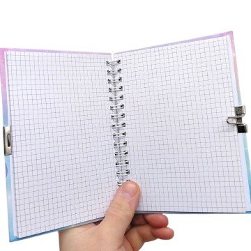 Фото1.Блокнот на замочку, 48 арк, 15х11,5 см (мікс видів)