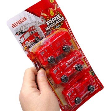 Фото1.Набір пожежних машинок (9 см)