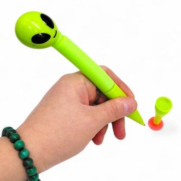 Фото1.Кулькова ручка поп туб НЛО (від 19 до 40 см) мікс