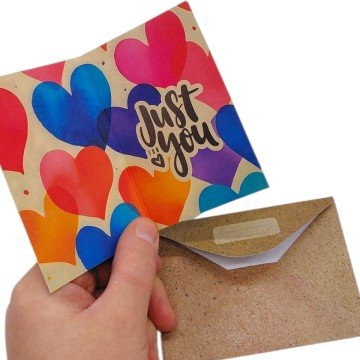 Фото1.Листівка вітальна, з конвертом (10 шт)