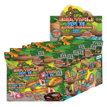 Фото1.Іграшка-сюрприз COOL THINGS - ЕКЗОТИЧНІ ДРУЗІ XXL (мікс)