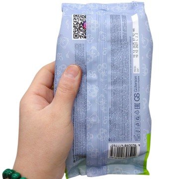 Фото1.Серветка волога для дітей з перших днів життя, 60 шт