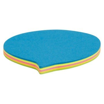 Фото1.Блок паперу з клейким шаром, фраза, 70х70мм,50арк