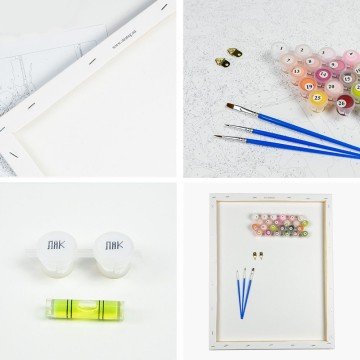 Фото1.Картина по номерах 